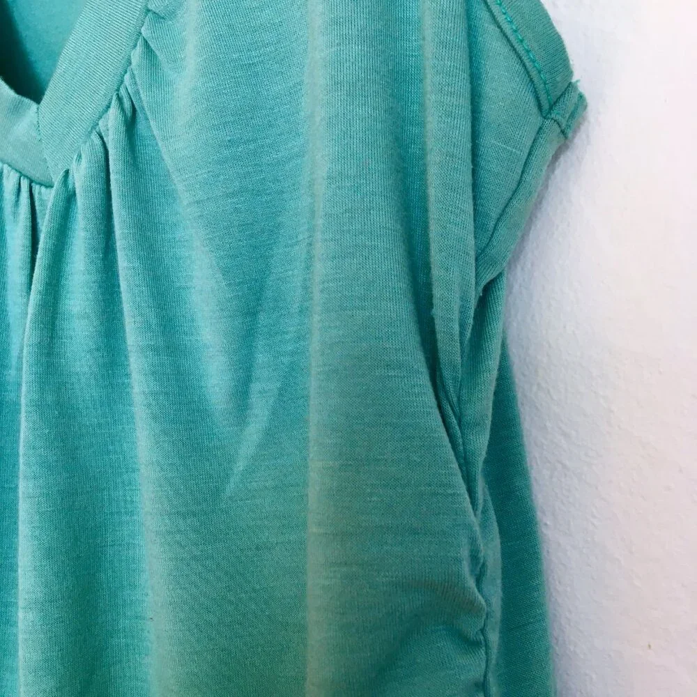 American Rag Teal Ruched Tank Top - Picture 5 of 7